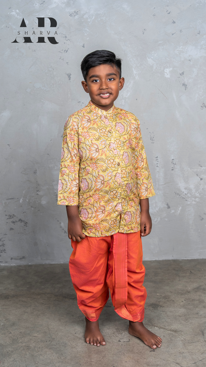 Olive Florals with Tangerine Twist Set