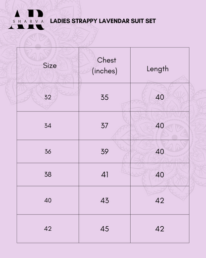 Lavender Zari Suit Set