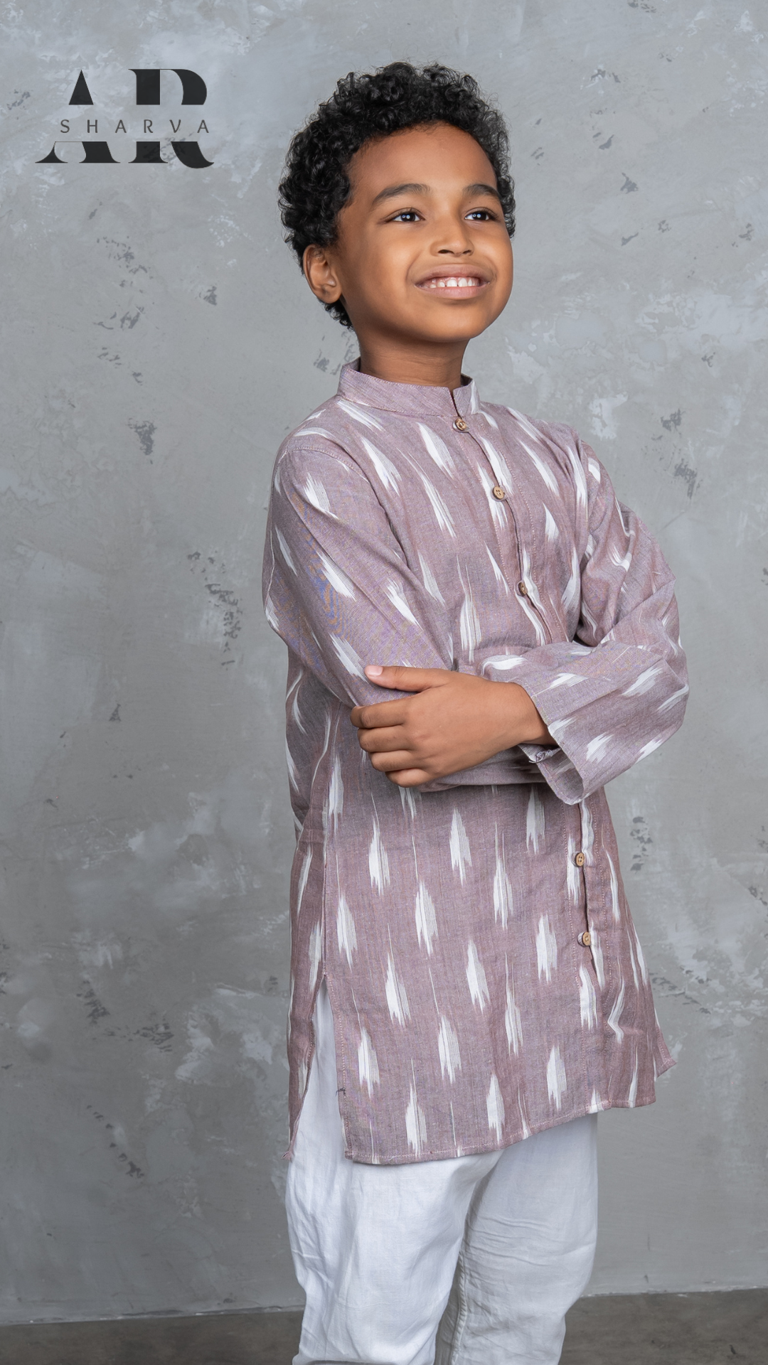 Earthen Threads Boys Kurta
